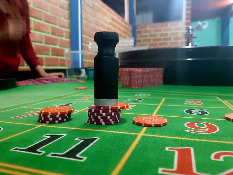 Detalle de Fichas y Ruleta