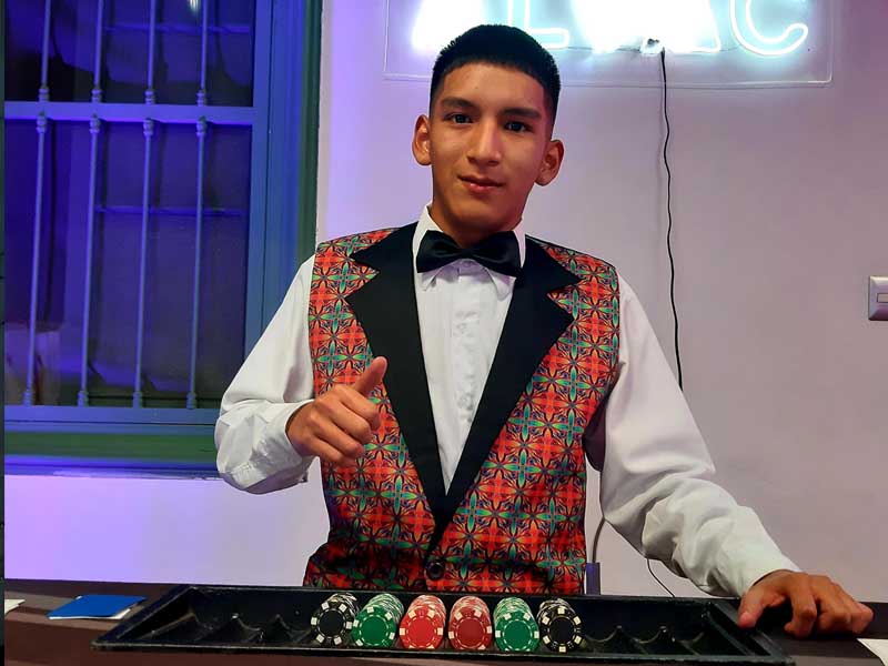 Crupier en Mesa